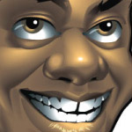 detail of Louis Armstrong